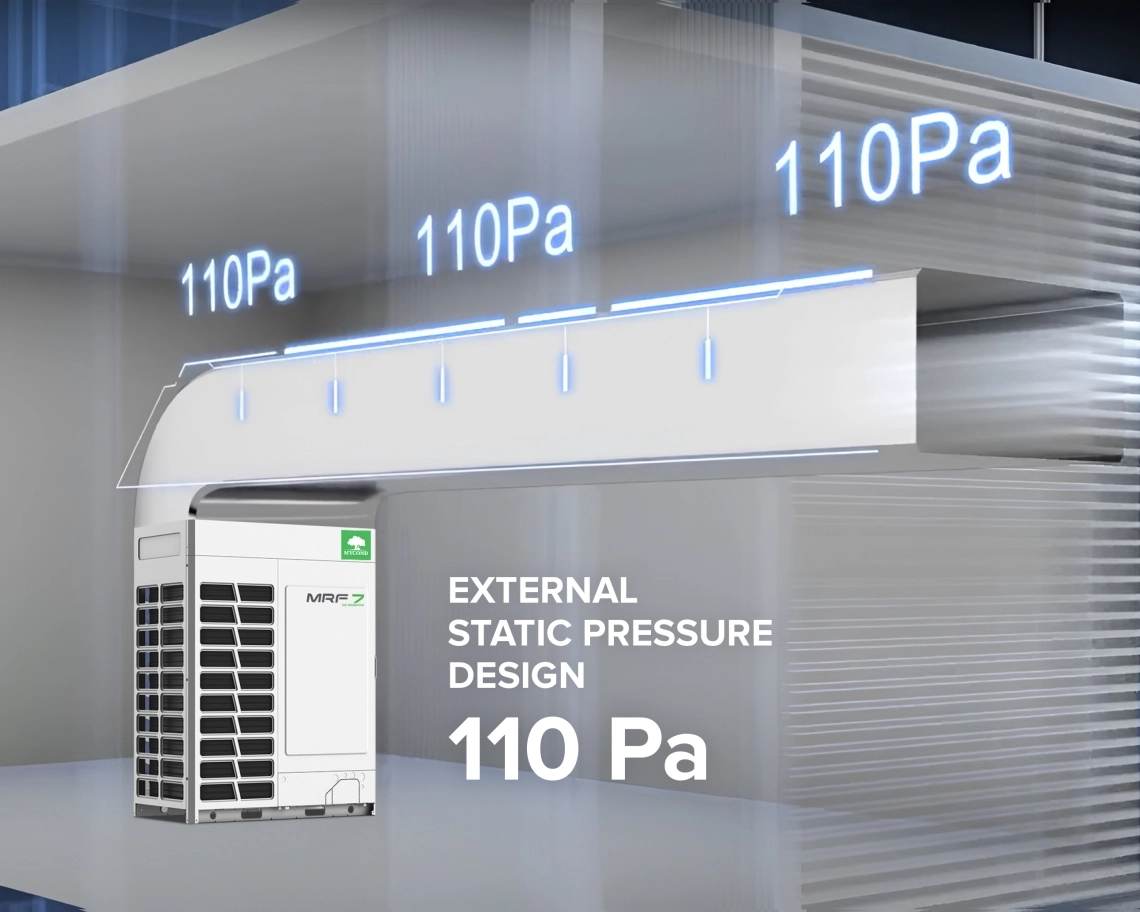 MyCond MRF 7 Design with external static pressure of 110 Pa