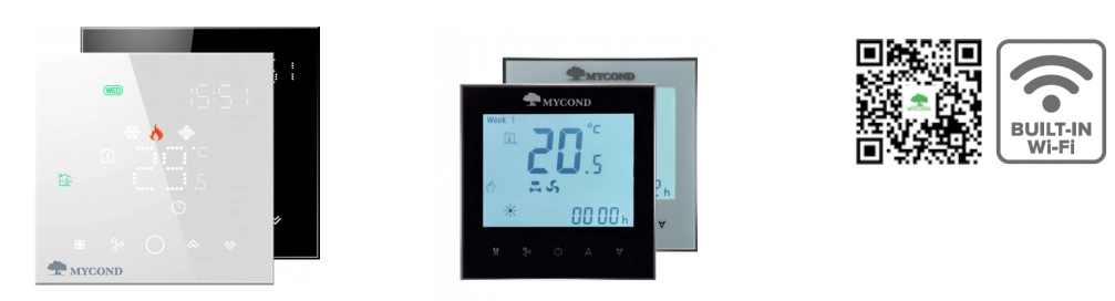Compact floor-mounted fan coil unit from MyCond MCFF series.