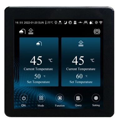 Control panel for MyCond BeeThermic series monoblock heat pumps.