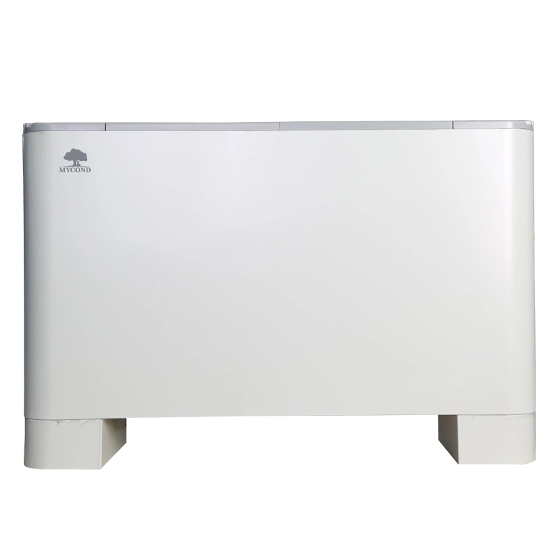 MyCond MCFF Modern floor-mounted fan coil unit with sleek design.